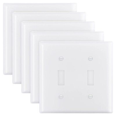 Fire-Retardant And Heat-Resistant Polycarbonate Light Switch Cover High-Gloss Modern Socket Cover Suitable For Homes Offices And Hotels Widely Compatible Durable Protection