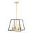 Myafina 4 - Light Black/Brass Gold Kitchen Island Pendant