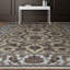 Tapis doré et ivoire de haute qualité noué à la main