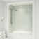 Elan E-Class 56-60" W x 66" H Sliding Frameless Tub Door with 3/8" Clear Glass