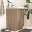 Meuble-lavabo autoportant de 23,6 po avec lavabo en acrylique renforcé Monterey-136695489-138893157