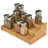 Prep & Savour Bamboo Expandable Spice Rack