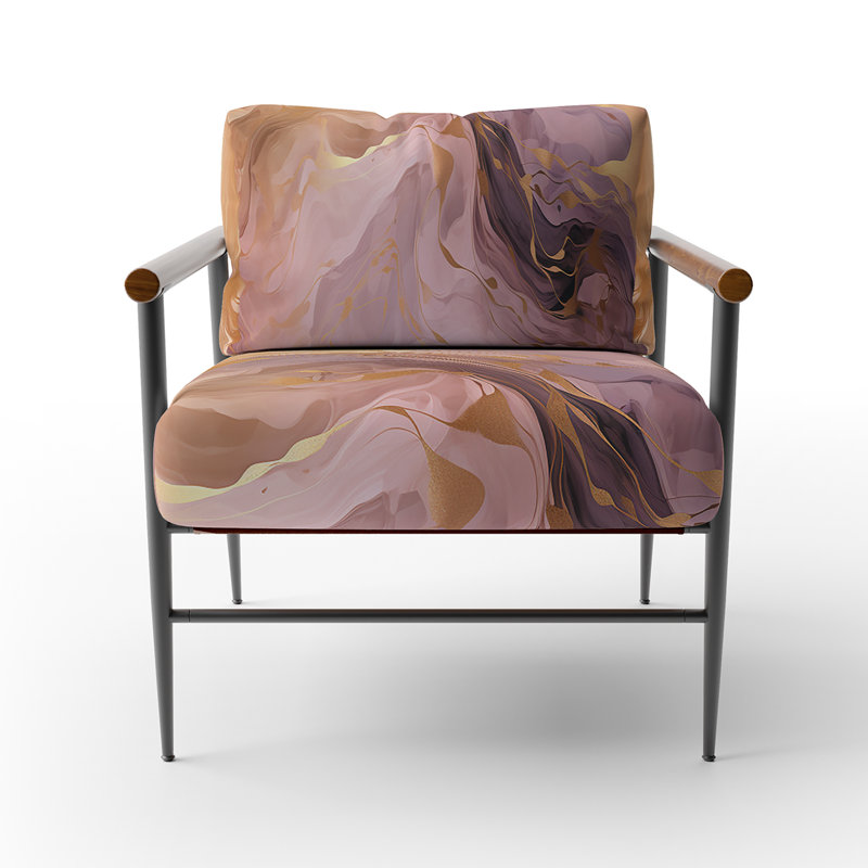 Fauteuil d'appoint Darende, Noir, noir, noir, noir