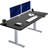 VIVO Single Motor Electric Desk with Push Button Memory Controller-129479303-129479310