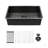 Durable 33x19x10 Undermount Single Bowl Stainless Steel Kitchen Sink with Dent-Resistant T304 and Easy-Clean Corners
