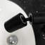 Robinet de salle de bain moderne noir mat, robinet de meuble-lavabo monotrou, acier inoxydable conçu pour une utilisation à long terme, corrosion avec évier à évacuation lisse et continue