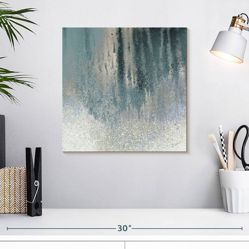 Bois d'été bleu sarcelle Avery II, H 16 po x l 16 po