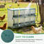 8-Hole Chicken Nests Boxes, Laying Eggs Wall Mount Metal Chicken Nesting Boxes For Chickens-123609730