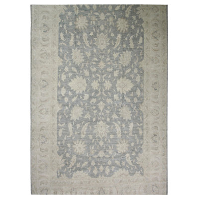 Ziegler Hand Knotted Grey /Beige 13x20 Oversize Rug