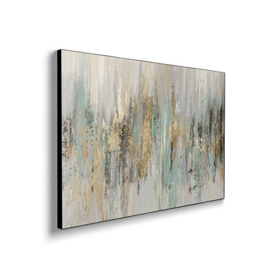 Reproduction d'art sur toile Steemplix, "Dripping Gold I" par Tom Reeves