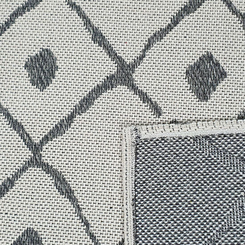 Crownover Southwestern Cotton Hand Woven Area Rug, Rectangle 115 x 180cm