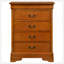 Commode 4 tiroirs Louis Phillipe, chêne-1863459587