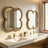 Contemporary Quatrefoil Mirror