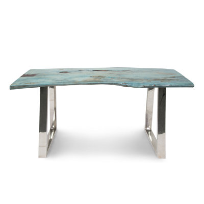 Console en bois massif 56 po