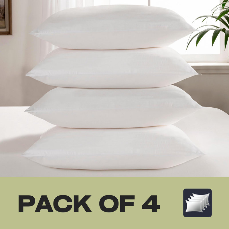 NightComfort Silky Soft Microfibre Medium Support Pillows