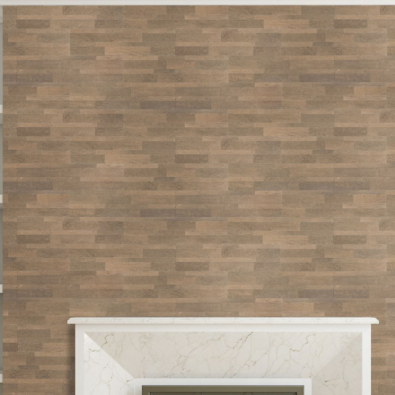 Carreau de mosaïque en PVC noir / gris 9,13 po x 9,13 po Boede