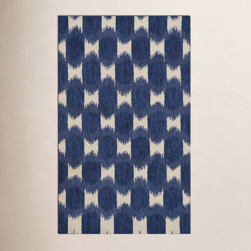Chiara Wool Ikat Indoor Rug, Rectangle 3'6" x 5'6"