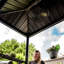 Mule 20" Matte Black Wet Rated Outdoor Plug-In Ceiling Fan with Pull Chain