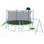 Trampoline 12 pi avec glissoire et balançoires