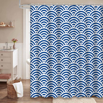 Rideau de douche imperméable Ocean Blue
