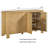 Retro 59" Wide Rectangular Buffet Table-526624994