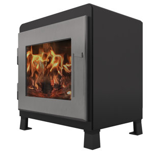 Nova 1500 Square Feet Direct Vent Freestanding Wood Burning Stove with Blower