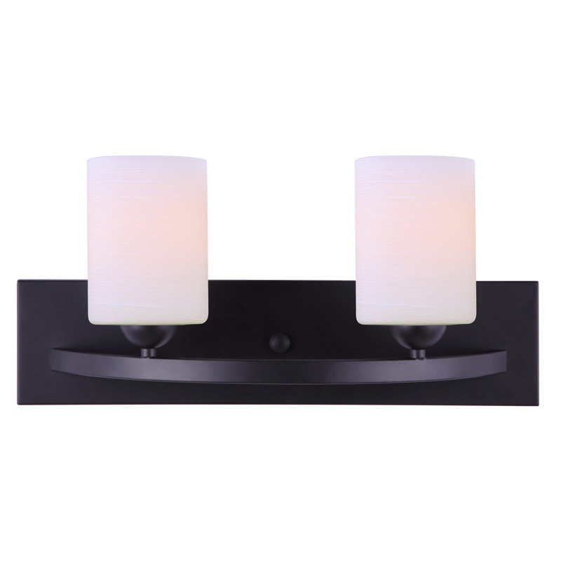 Éclairage pour salle de bain 2 lumières à intensité variable noir / blanc Cusack
