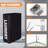 Fabric Rolling Laundry Hamper with Handles-1725552361
