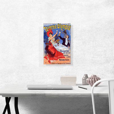 " Affiche Pour La Taverne Olympia " by Jules Cheret