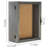 Earleton Gray Solid Wood Storage Shadow Box Picture Frame