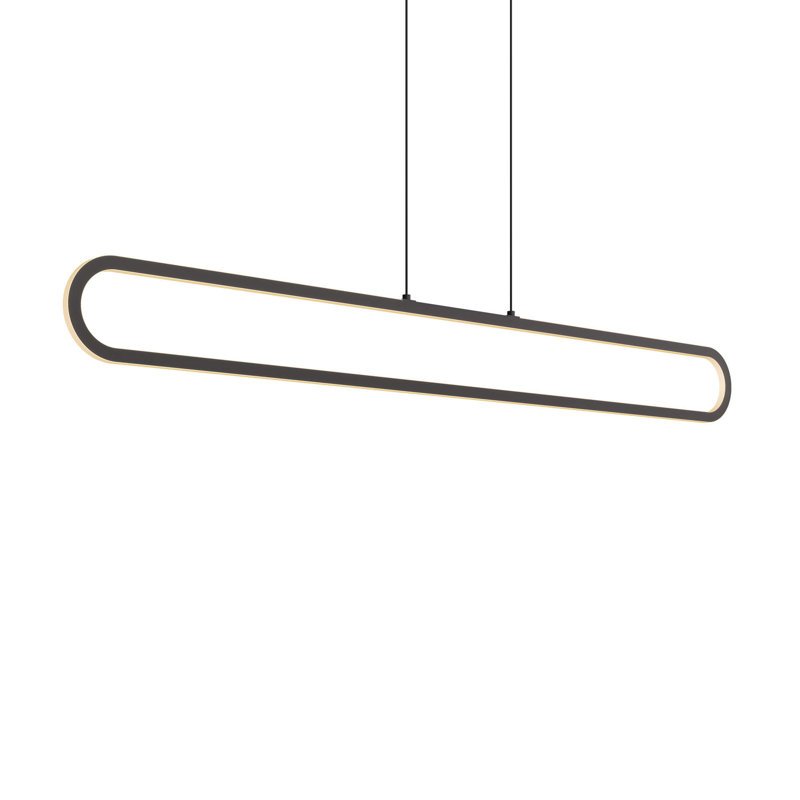 Dagmawi 1 - Light Matte Black LED Kitchen Island Pendant