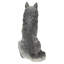 Statue de loup assis