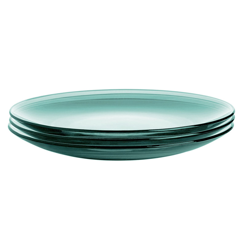 Assiette plate 10,63 po Lakevia, Vert
