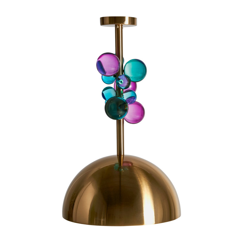 Route 2 - Light Multicolour Dome Pendant