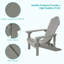 Chaise Adirondack en plastique Harb-1849433067