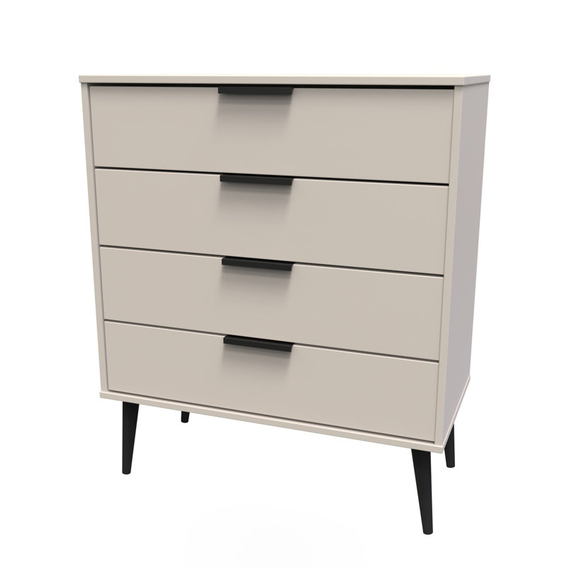 Turah 4 Drawer Chest (Ready Assembled), Beige