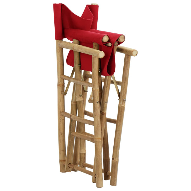 Gallatin Folding Director Chair, Red