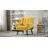 Tufted Upholstered Wide Back Armchair-582471468
