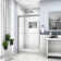 Shower Door 48" W X 76"H Semi-Frameless Bypass Sliding Shower Enclosure