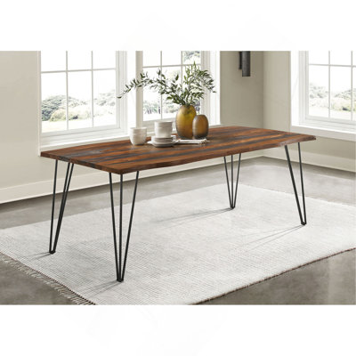 Neve Gray Sheesham Live Edge Dining Table