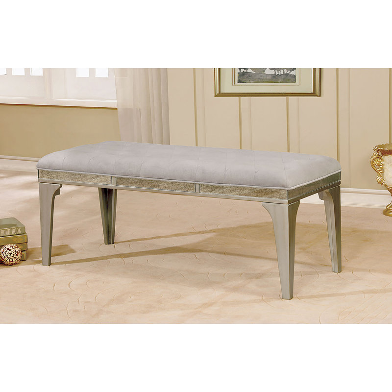 Coussin de siège en flanelle capitonnée de style transitionnel 1pc