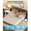 Table de chevet ajustable avec roues pivotantes cachées Bizum-467488327-467488328