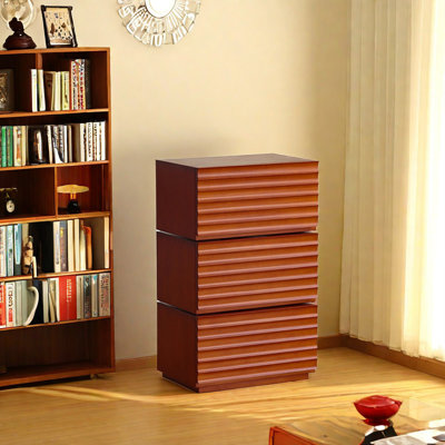 Nordic Style Light Luxury Accent Cabinet Solid Wood Accent Chest
