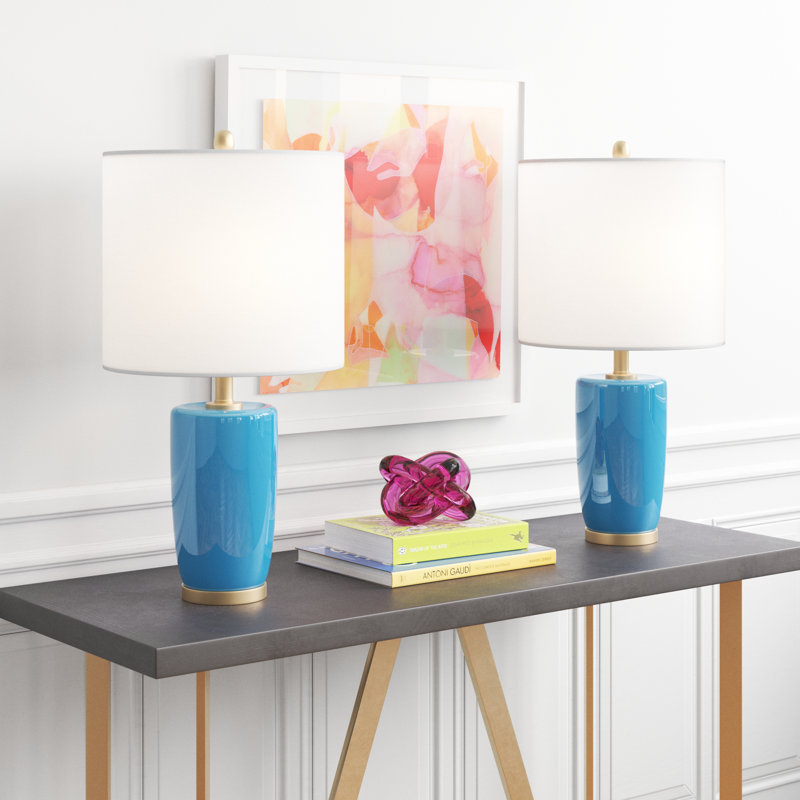 Lilly Table Lamp, Blue