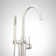 Lexia Floor Mounted Tub Filler Faucet - Includes Hand Shower, Less Valve