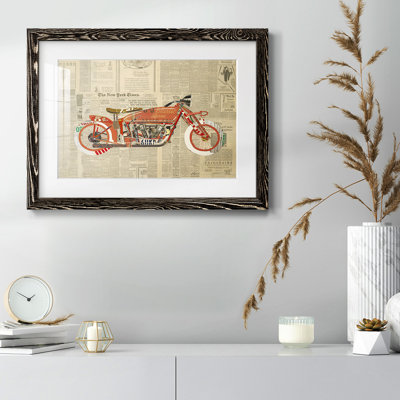 Vintage Red - Single Picture Frame Print