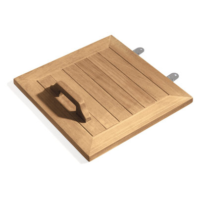 Hinged Lid for Trash Receptacle