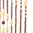 Natural Wooden Door Beaded Curtain Front Door Decor Curtains