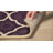 Carolene Hand Tufted Wool/Cotton/Latex Geometric Rug in Purple/Ivory-1557955647