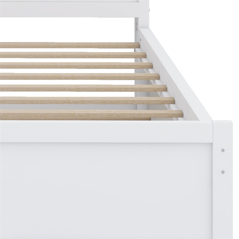 Mozella Panel Storage Bed, White
